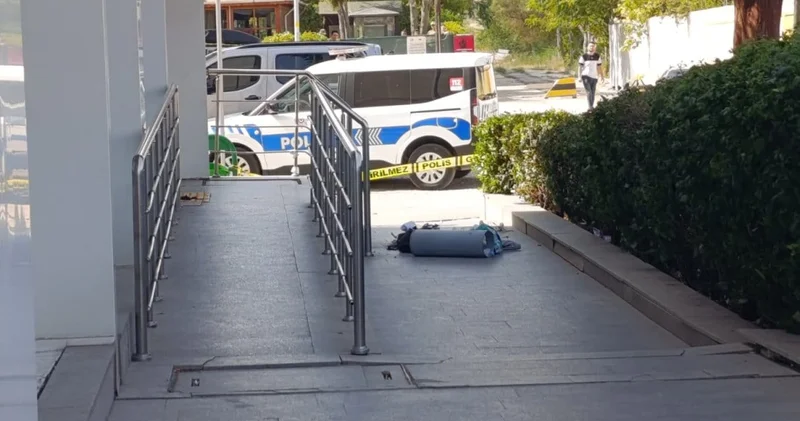 Banka şubesinin önüne şüpheli çanta bırakıldı