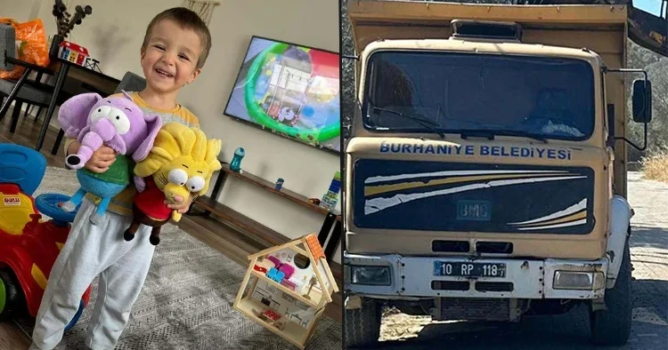 3,5 yaşındaki Teoman’ın ailesi tepkili... Kamyondan fırlayan taş ölümünde ‘asli etken’ oldu