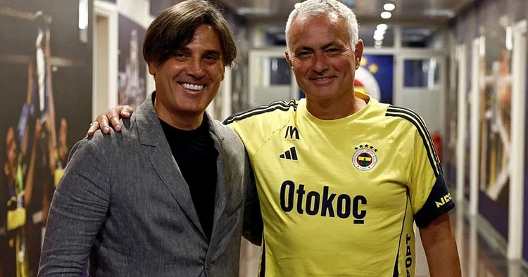 Montella ve Mourinho toplantı gerçekleştirdi