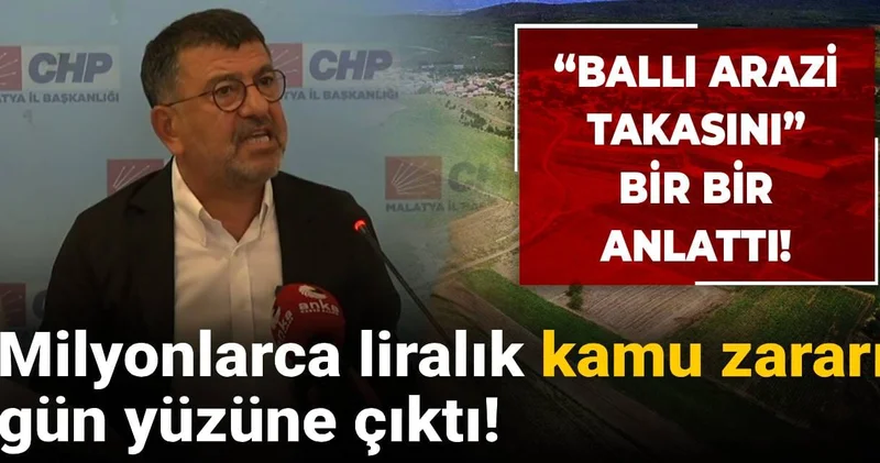 “Ballı arazi takasını” bir bir anlattı! Milyonlarca liralık kamu zararı gün yüzüne çıktı