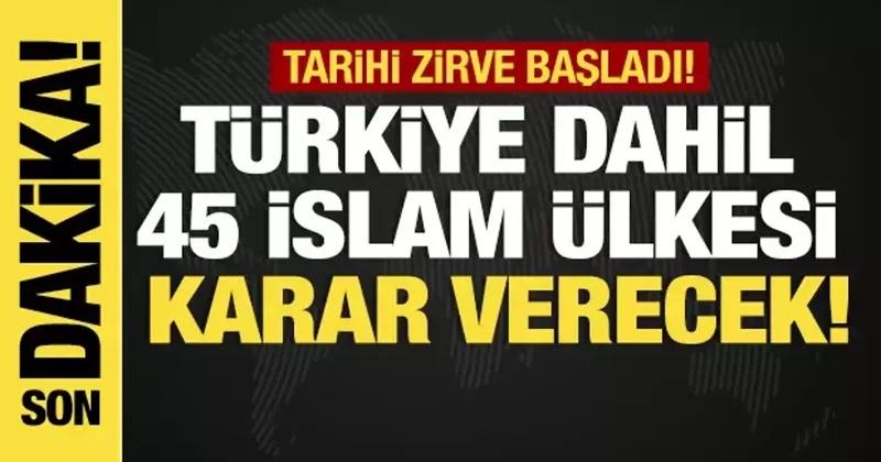 Son dakika... İİT ve Arap Birliği Ortak Olağanüstü Zirvesi Katar da başladı