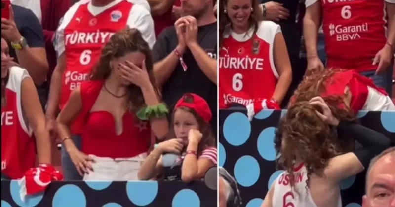 Cedi Osman ve Ebru Şahin in duygusal anları kamerada