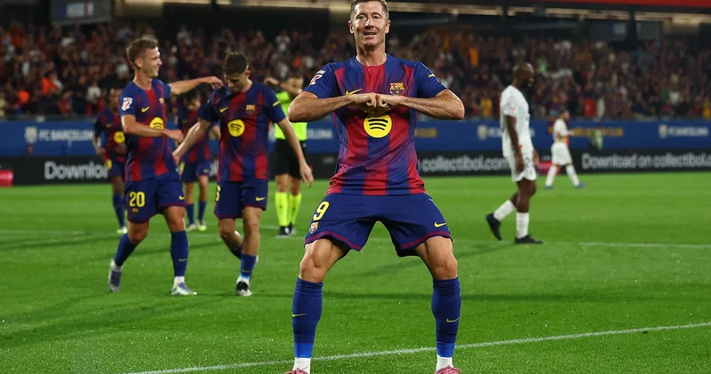 Barcelona, Valencia yı sahadan sildi