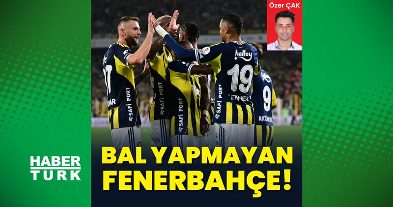 Özer Çak yazdı: Bal yapmayan Fenerbahçe! Fenerbahçe Haberleri