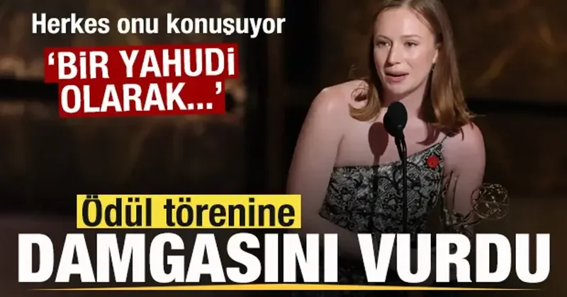 Hannah Einbinder ödül törenine damga vurdu, sosyal medyayı salladı: Bir Yahudi olarak...