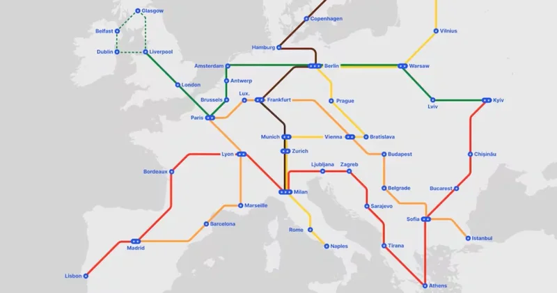 22 bin kilometrelik Avrupa metrosu geliyor: Duraklar arasında İstanbul da var!