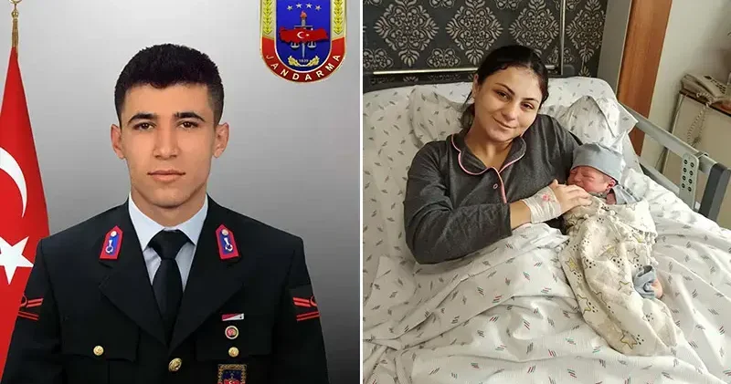 Dün toprağa verilen şehit uzman çavuşun ismi, bugün doğan oğluna verildi
