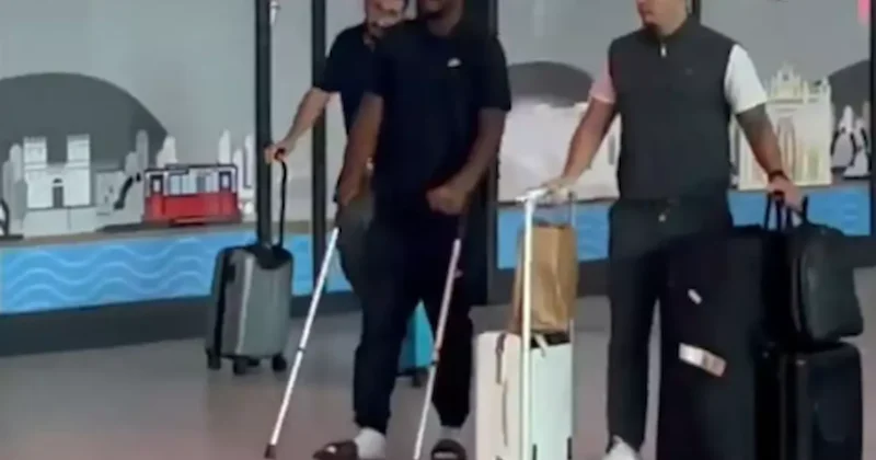 Jhon Duran ın koltuk değnekleri büyük endişe yarattı Sözcü Gazetesi