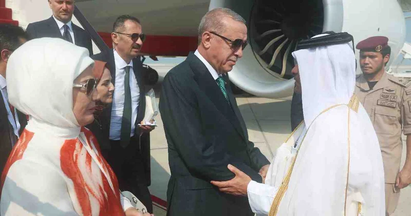 Cumhurbaşkanı Recep Tayyip Erdoğan Katar da