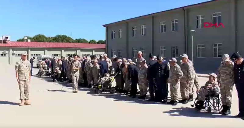 Manisa da 56 engelli birey bir günlüğüne asker oldu
