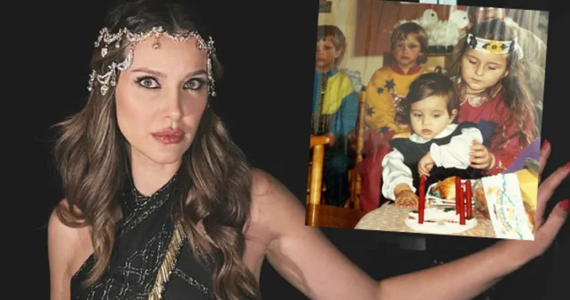 İrem Helvacıoğlu, çocukluk fotoğraflarını paylaştı Magazin haberleri