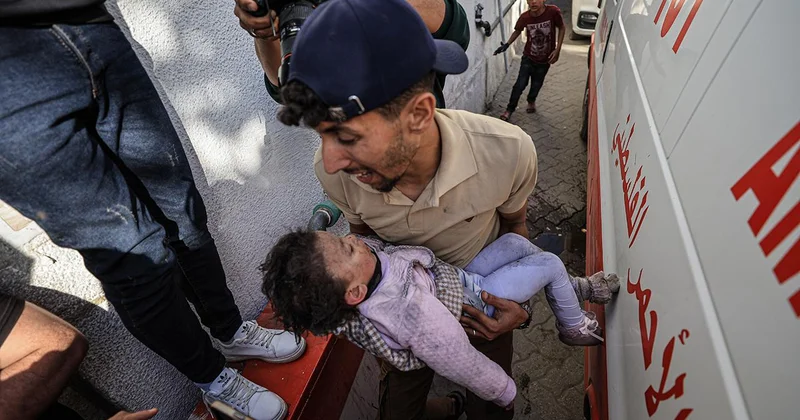 UNICEF: Gazze de iki gün içinde 45 ten fazla çocuğun öldürülmesi akıl almaz bir şey