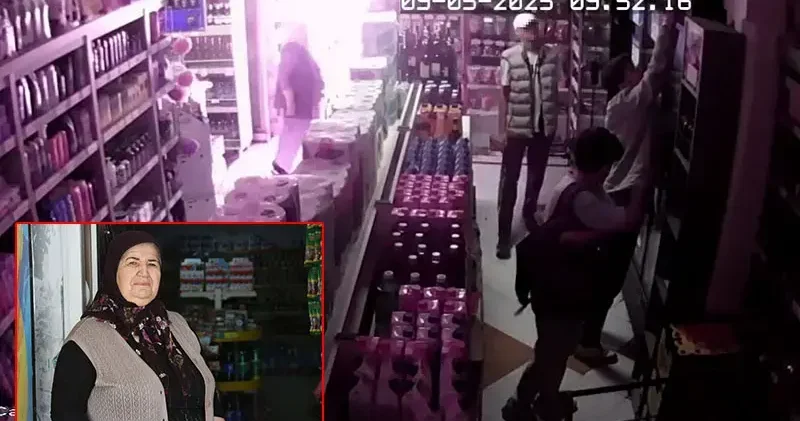 Market sahibini oyalayıp, içki çaldılar