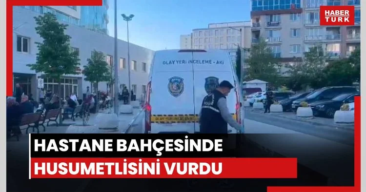 Hastane bahçesinde kan aktı!