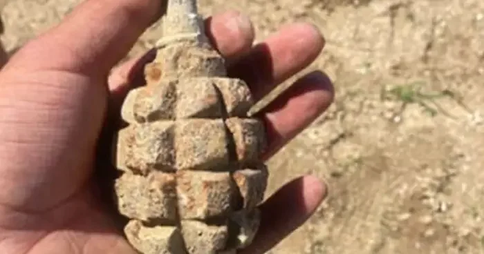 Ankara’da Sakarya Savaşı ndan kaldığı tahmin edilen 104 yıllık patlamamış el bombası bulundu