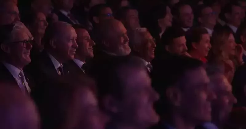 Arnavutluk ta Cumhurbaşkanı Erdoğan ve liderlerin yapay zekayla oluşturulan çocukluk görüntüleri izletildi