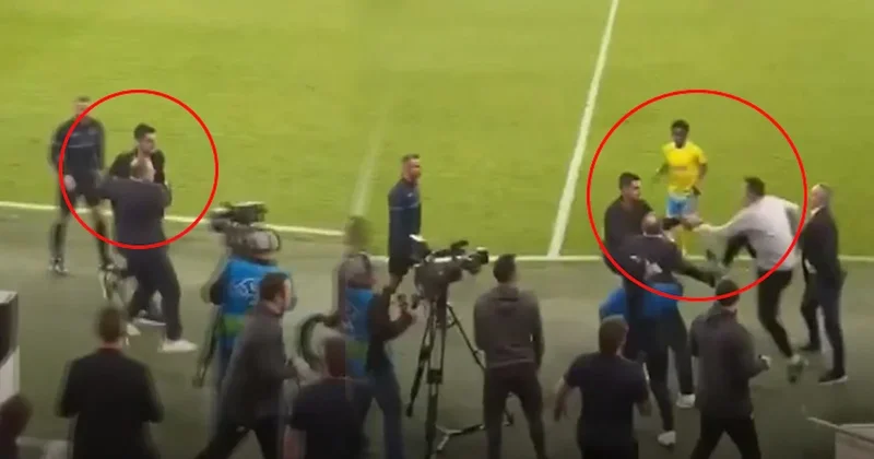 Riera kupayı kazandı! Çıldırıp kulübeye saldırdı... Sözcü Gazetesi