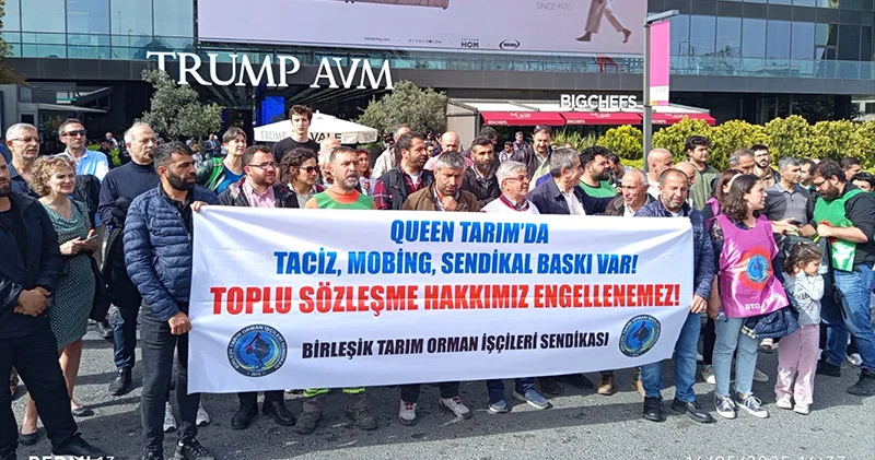 Queen Tarım’daki kadın işçiler için eylem: Queen işçileri kimsenin kölesi değil