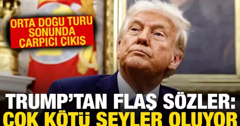 Trump tan Gazze açıklaması: Çok kötü şeyler oluyor