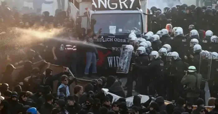 Almanya’daki olaylı Nekbe Günü protestosunda yaralı sayısı 10’a yükseldi