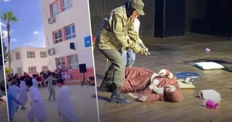 Yine ÇEDES yine skandal! Kız çocuklarının eline silah, erkek çocuklarına Afgan kıyafeti Sözcü Gazetesi