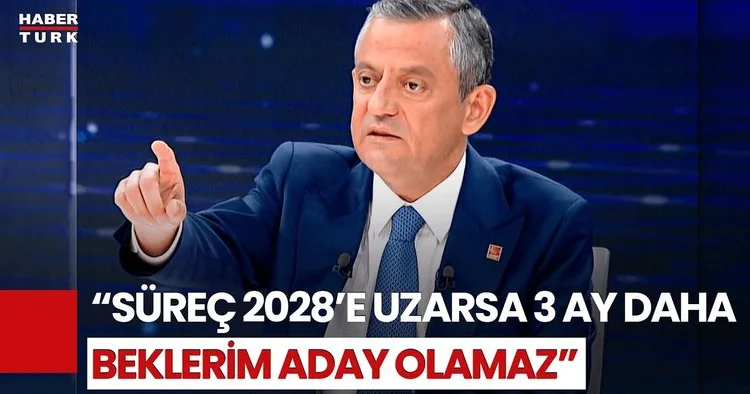 CHP Lideri Özgür Özel den Seçim Açıklaması: A, B, C, Z Planımız İmamoğlu