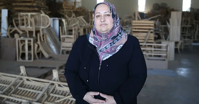 4 çocuk annesi devletten aldığı destekle 11 bin 500 metrekare alana fabrika kurdu