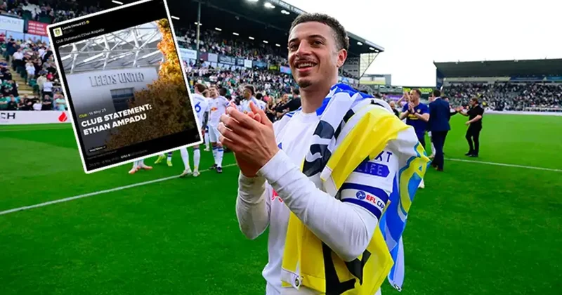 Galatasaray shirt forces Leeds to issue a statement about Ampadu s son!