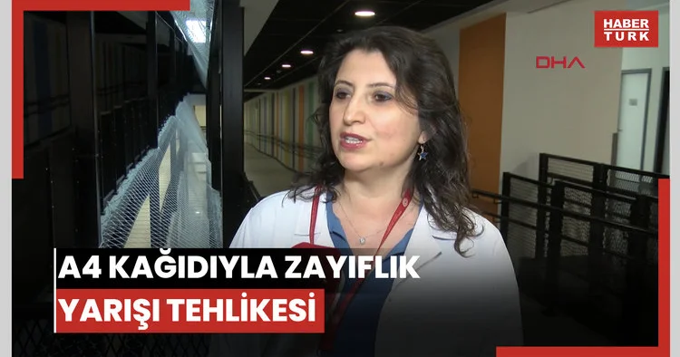 A4 kağıdıyla zayıflık yarışı tehlikesi: Uzmandan ailelere uyarı