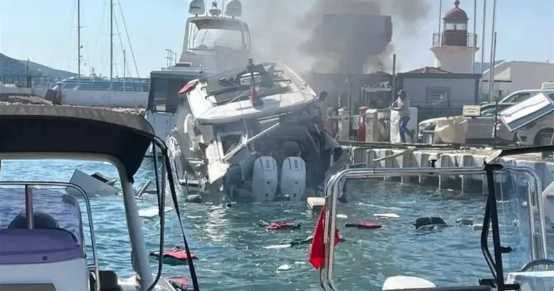 Beşiktaş eski başkanının teknesinde patlama! 3 kişi yaralandı