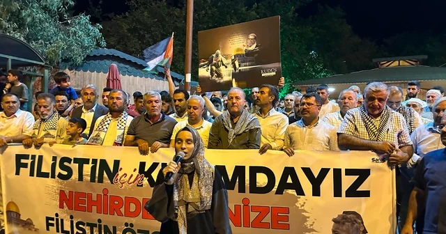Adıyaman da Küresel Gazze Yürüyüşü yapıldı Adıyaman Haberleri