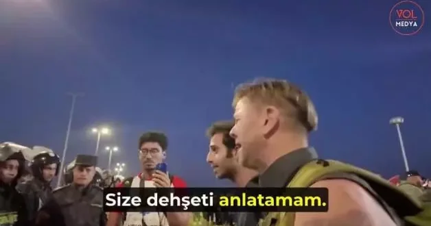 İngiliz hemşire ve aktivist gözyaşları içinde Gazze için yalvardı!