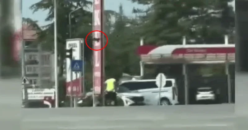 Kargaların hedefi bu kez trafik polisi oldu