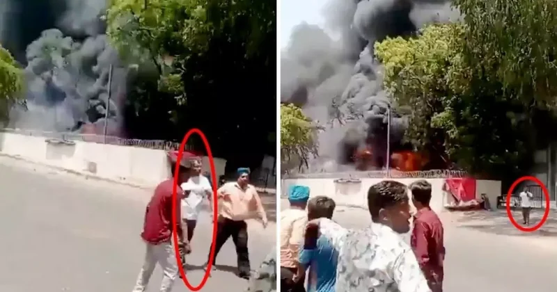 Alev topuna dönen uçak enkazından yürüyerek çıktı, ilk sözleri Uçak Patladı oldu