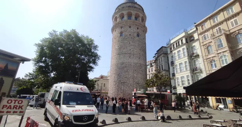 Galata Kulesi nde korkunç olay: 22 yaşındaki genç hayatını kaybetti!