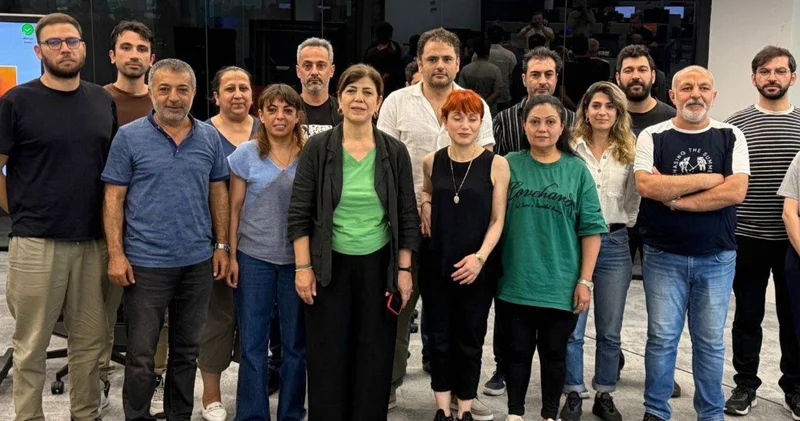 KRT TV de direniş 13. gününde: DEM Partili Beştaş tan ziyaret