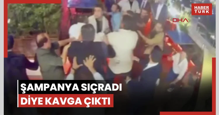 Beşiktaş ta şampanya açma kavgasında silahlar patladı