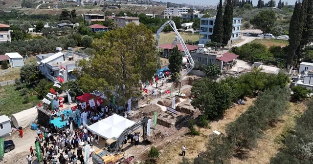 Hatay da bağışlarla yaptırılacak kreşin temeli atıldı Hatay Haberleri