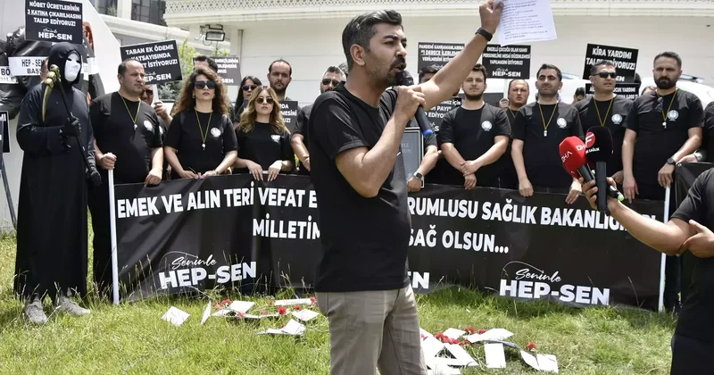 HEP SEN’den, sağlık çalışanlarının haklarıyla ilgili basın açıklaması