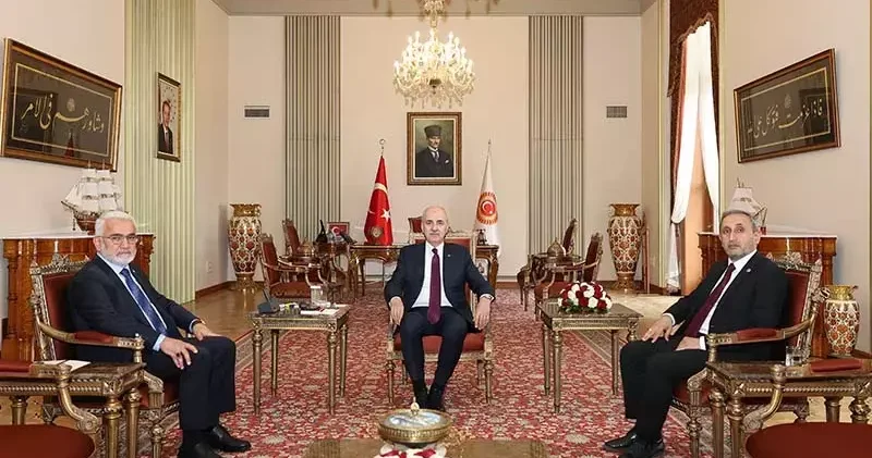 TBMM Başkanı Kurtulmuş, Yapıcıoğlu nu kabul etti