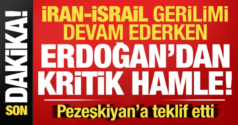Son dakika: Erdoğan ile Pezeşkiyan arasında kritik görüşme!
