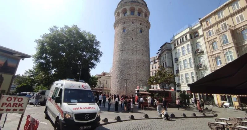 Son dakika: Galata Kulesi nden düşen kişi hayatını kaybetti Son dakika haberleri