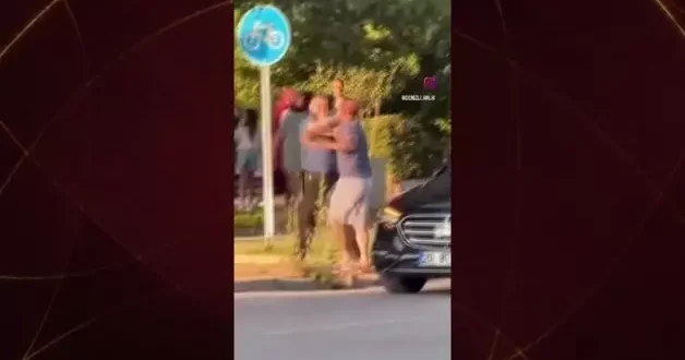 Polis ile vatandaş yumruk yumruğa kavga etti