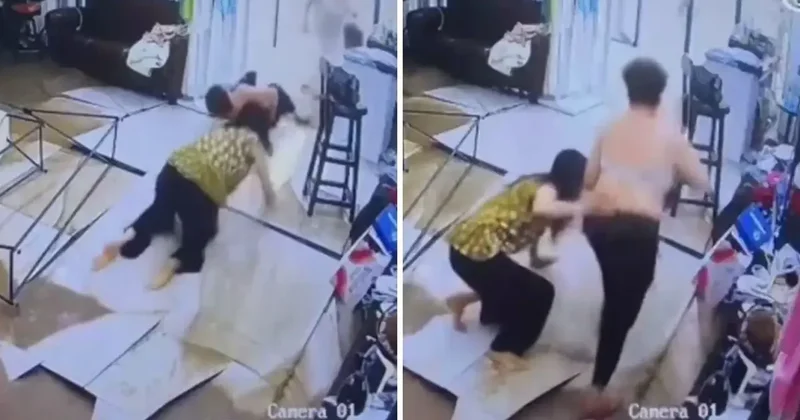 Giyim mağazasında su borusu patladı, müşteriler panik içinde kaçtı