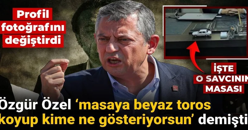 Özgür Özel ‘masaya beyaz toros koyup kime ne gösteriyorsun’ demişti: