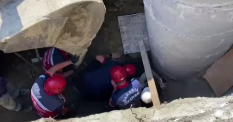 İnşaat alanında göçük: Bir işçi toprak altında kaldı