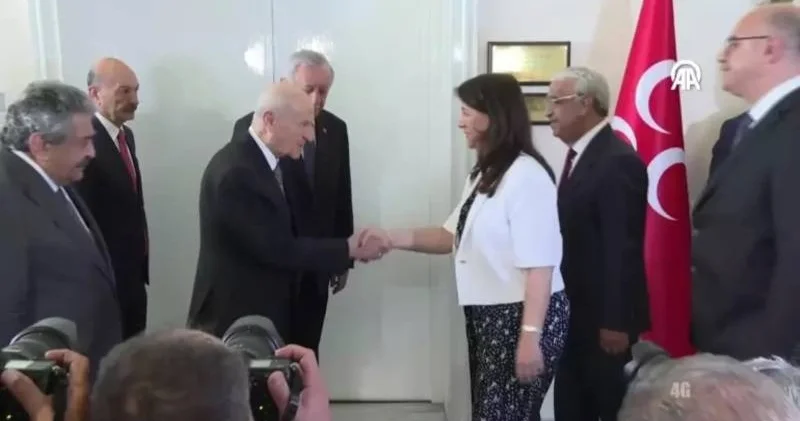Silahların bırakılmasının ardından ilk yüz yüze görüşme: DEM Parti İmralı Heyeti, Bahçeli ile bir araya geldi
