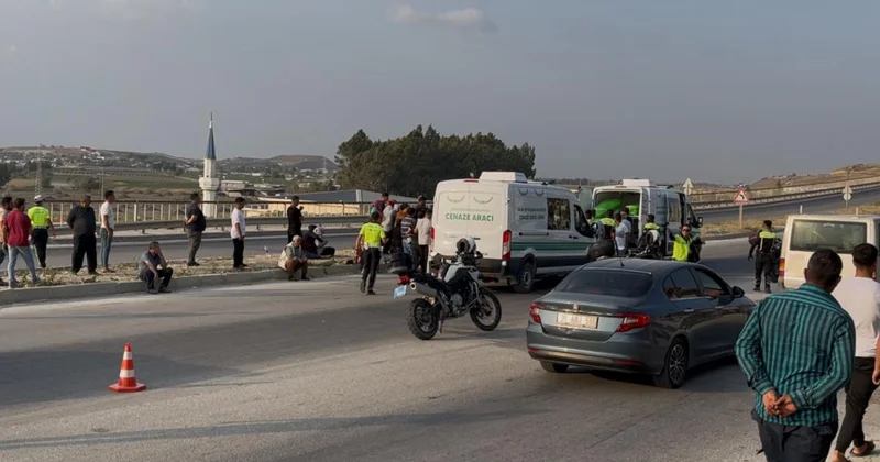 Hatay da otomobilin çarptığı yaya öldü