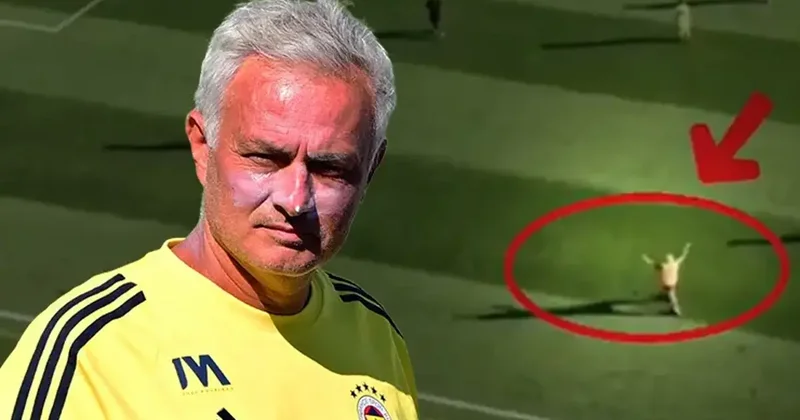 Mourinho çılgına döndü sahanın içine daldı! Hareketi olay oldu Fanatik Gazetesi Fenerbahçe (FB) Haberleri Spor