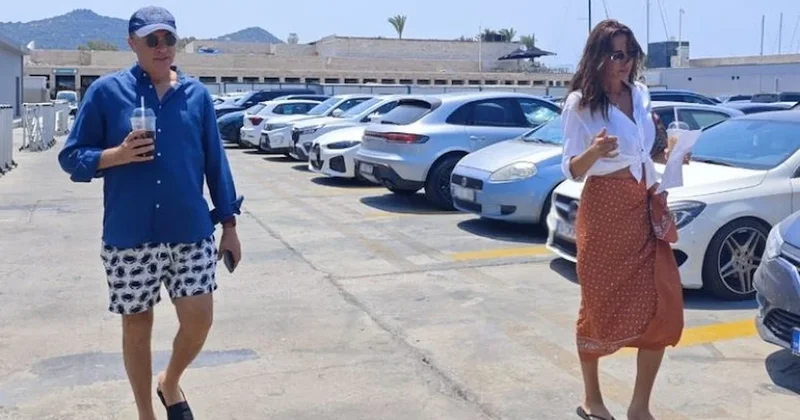 Yasak aşk Bodrum da objektiflere yakalandı: Beşiktaş eski başkanı ile eski manken görüntülendi Sözcü Gazetesi